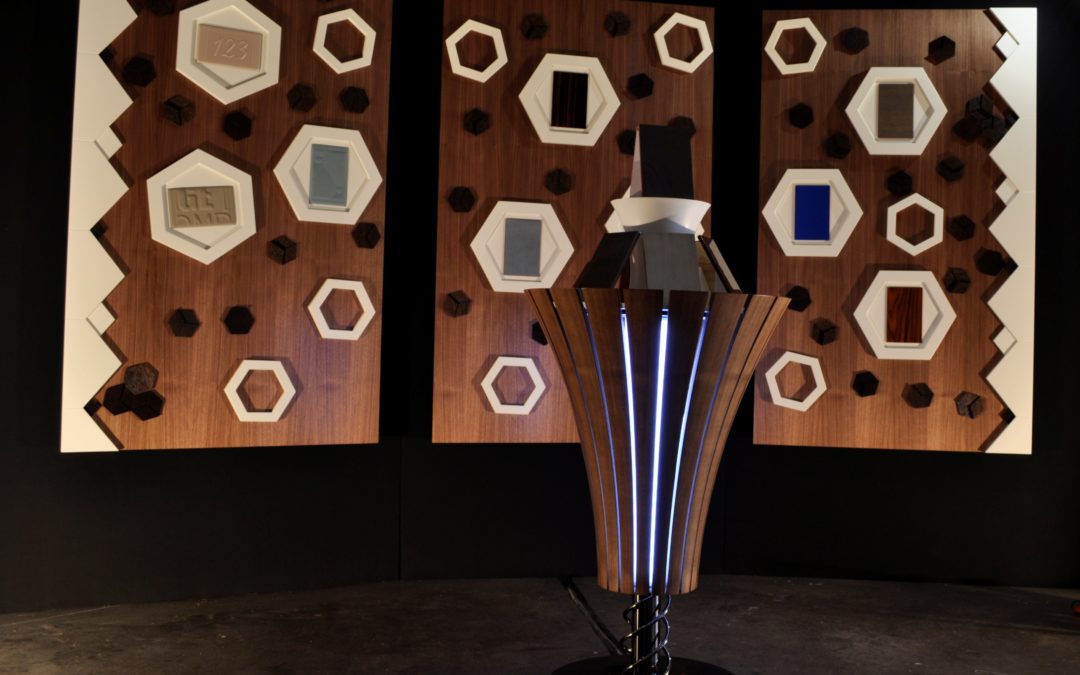 Présentoir à matière