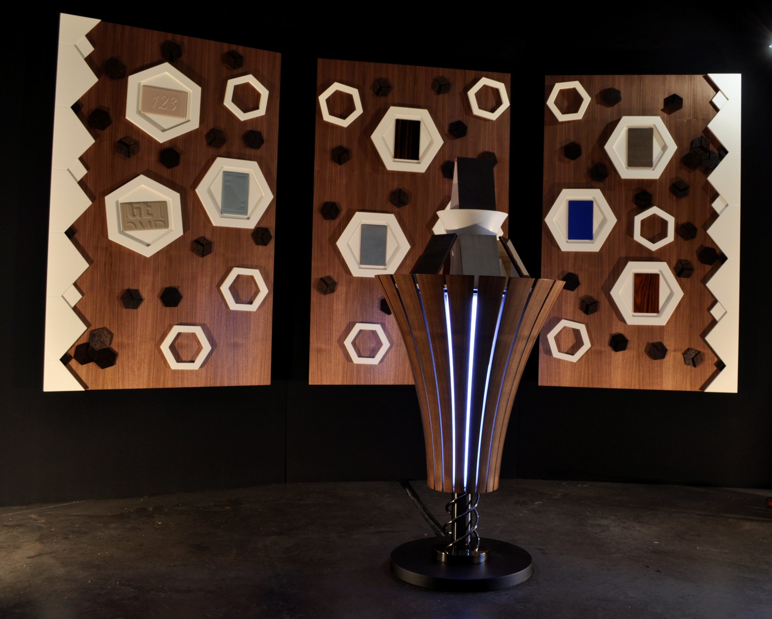 Présentoir à matière